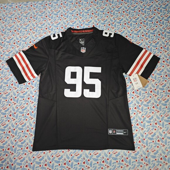 Nike Other - Myles Garrett Cleveland Browns Black Jersey No. 95
